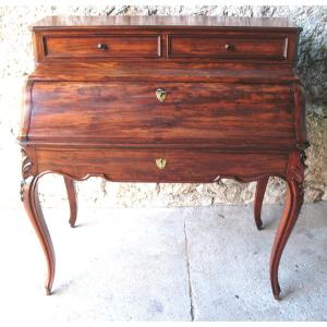 Office Cylinder Napoleon III Mahogany