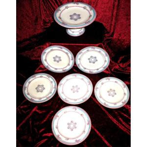 Dessert Service In English Earthenware 19th Time Decor By Minton