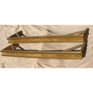 Pair Of Louis XVI Style Bed Valances Or Canopies, Late 19th Century