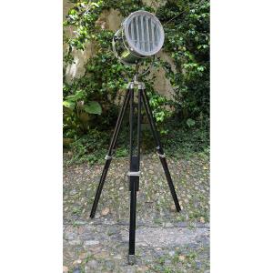 Cinema Projector Lamp On Tripod