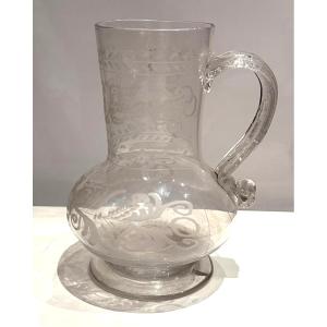 18th Century Glass Jug