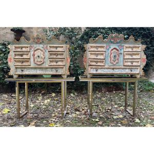 Pair Of Apothecary Cabinets 