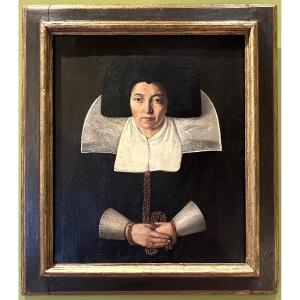 17th-century Portrait Painting Of A Woman