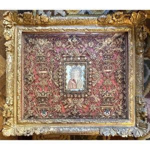 Louis XIV Paperolles Reliquary