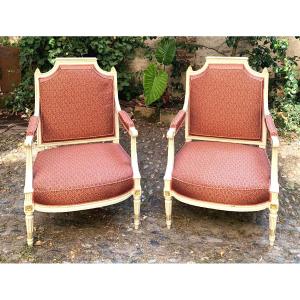 Pair Of Louis XVI Armchairs