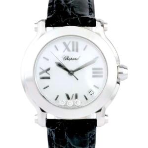 Chopard - Happy Sport - Steel/leather - 36 Mm (women's)