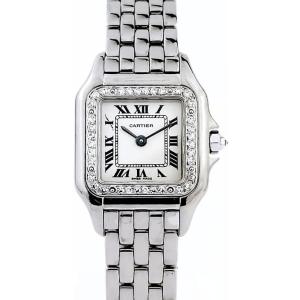 Cartier Wristwatch - Panthere - White Gold And Diamonds Bezel - Small Size (women)