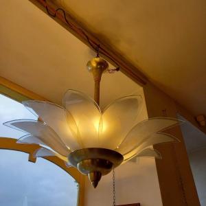 1930s Chandelier, Flower Corolla Shape