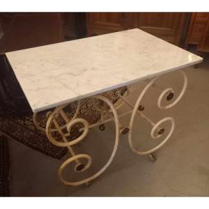 Butcher's Or Pastry Chef's Table, Late 19th Early 20th Century