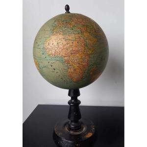 Terrestrial Globe World Map Around 1920, Forest Editeur