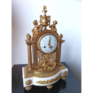 Allegory Of The Study Of The Arts Clock, Late 19th Century, Louis XVI Style