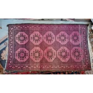 Antique Turkmen Or Afghan Tribal Rug
