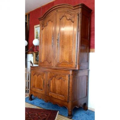 Two-body Cherry Wood Buffet, Late 18th / Early 19th Time