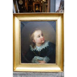 Oil On Canvas From The French School Around 1840  After Van Dyck