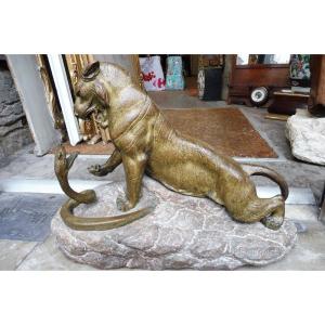 Important Bronze Sculpture Signed Bousquet