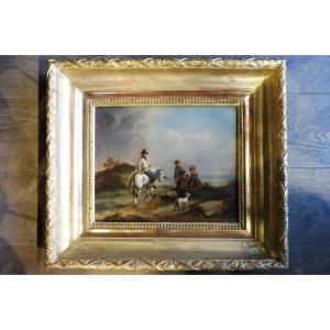 Oil On Canvas From The French School Of The 19 Century