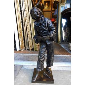 Bronze Sculpture Signed Eutrope Bouret,