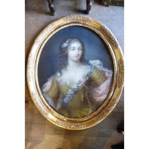 Important Pastel Representative Madame De Sévigné