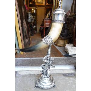 Important German Videcrome Hunting Cup 19th Century