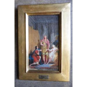 Oil On Canvas With Mythological Subject Attributed To Fa Vincent  Circa  1800
