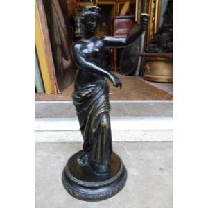 Patinated Bronze Sculpture After Antique 19th