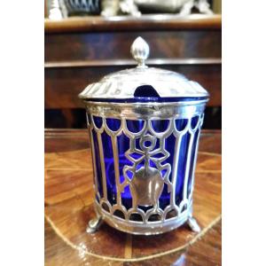 Louis XVI Silver Mustard Pot