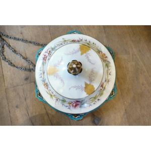 Second Empire Paris Porcelain Suspension 