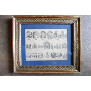 Suite Of Twenty Engraved Vignettes By Jacques Callot "the Life Of Jesus"