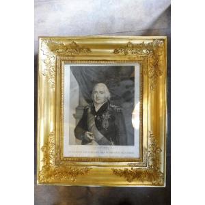 Anagram Engraving Representing Louis XVIII In His Frame