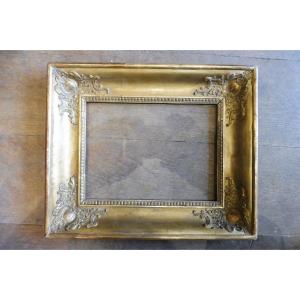 Louis Philippe Rectangular Gilded Stucco Frame