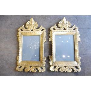 Pair Of 19th Century Italian Gilded Wood Frames