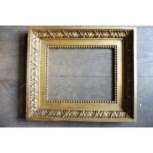 Louis XVI Carved And Gilded Wooden Frame