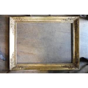 Louis Philippe Rectangular Gilded Stucco Frame  