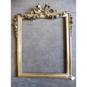 Louis XVI Style Gilded Stucco Frame
