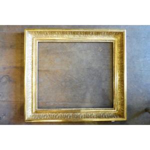 Rectangular Frame In Empire Gilded Stucco