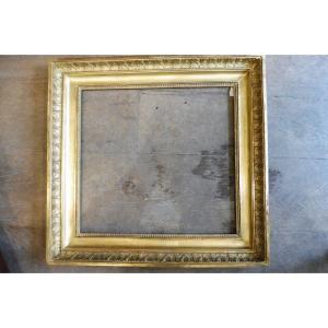 Rectangular Frame In Empire Gilded Stucco