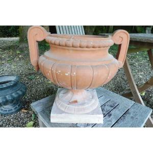 19th Century Terracotta Garden Vase