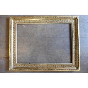 Rectangular Stucco Frame With Greek Decoration, 19th Century