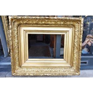Important 19th Century Barbizon Frame In Gilded Stucco