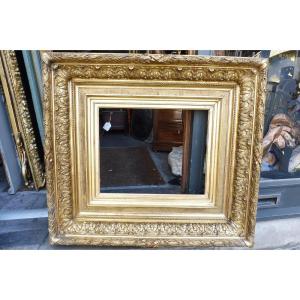 Important 19th Century Barbizon Frame In Gilded Stucco