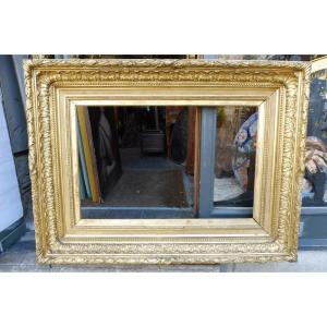 Important 19th Century Barbizon Frame In Gilded Stucco