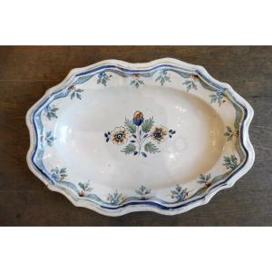 18th Century Moustiers Earthenware Dish 