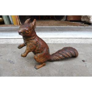 Sculpture Known As The Vienna Bronze "squirrel"