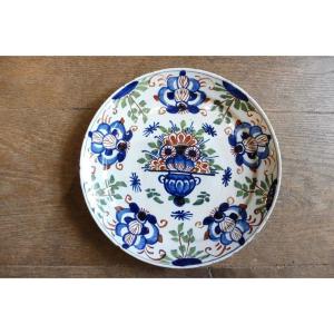 18th Century Delft Earthenware Plate