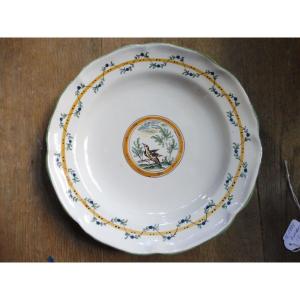 German Earthenware Plate In Provence, 19th Century 