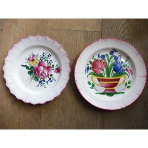 Three 19th Century Eastern Earthenware Plates