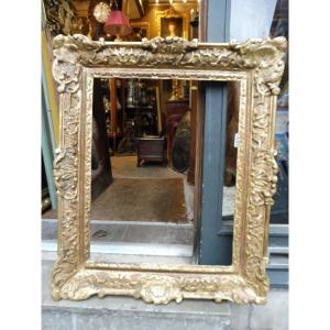 Louis XIV Rectangular Gilded Oak Frame