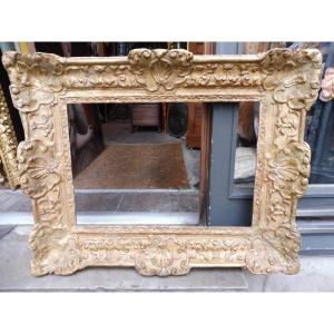Louis XIV Rectangular Gilded Oak Frame