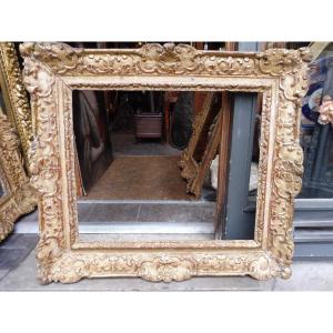 Louis XIV Rectangular Gilded Oak Frame