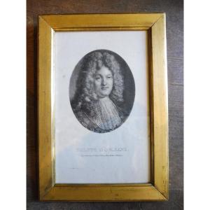 19th Century Engraving "philippe d'Orléans"